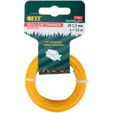 Леска для садовых триммеров Звездочка 1,5 мм х 15 м (77965)