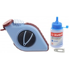 Нить разметочная 30 м, 110 г, в наборе с синей краской 50 гр ЗУБР 4-06375-H2  