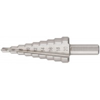 Сверло ступенчатое HSS ( Р6М5 ) по металлу, 9 ступеней, 4-20 мм