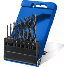 Набор спиральных сверл по дереву 8 шт (3-4-5-6-7-8-9-10 мм), М-образная заточка ЗУБР Профессионал 29421-H8_z01