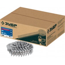Гвозди кровельные барабанные CRN 22 x 3.1 мм, оцинкованные, 9000 шт ЗУБР 305385-22