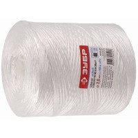 Шпагат полипропиленовый d 2.0 мм, 400 м, 1600 текс, 22 кгс, белый ЗУБР 50100-400