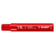 Перманентный маркер клиновидный МП-1000К красный, 2-10 мм ЗУБР 06333-3