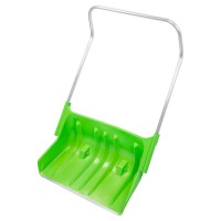 Движок для уборки снега пластиковый, 810 х 535 х 1300 мм, алюминиевая рукоятка, Сибртех (61499)