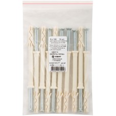 Дюбель-гвоздь нейлоновый с потайной манжетой LYT 8 х 100 UK KP, 10 шт. Фасовка (24637-0)