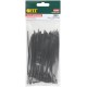 Хомуты нейлоновые, черные д/проводов 100 шт., 120x2,5 мм (60389)
