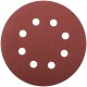 Круги шлифовальные с отверстиями (липучка), алюминий-оксидные, 125 мм, 5 шт. Р 100 (39665)