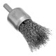 Набор щеток для дрели, 2 Плоские 50-75мм, 3 Чашки 25-50-75мм, шпилька, нерж.вит. проволока Denzel (74493)