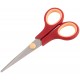 Ножницы бытовые нержавеющие, прорезиненные ручки, толщина лезвия 1,4 мм, 135 мм (67328)