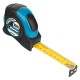 Рулетка Schlagfest,10 м x 25 мм,магнитный обрезиненный зацеп,двусторонняя шкала,автоматическая фиксация Gross