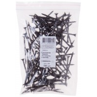 Саморезы черные по гипроку к дереву 3,5 х 55 100 шт Фасовка (22055-0)