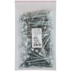 Шурупы кровельные оцинк. некрашеные, со сверлом М6,3 х 75 100шт. Фасовка (23133-0)