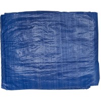 Тент-полотно 6 х 10 м, плотность 65 г/м2, с люверсами водонепроницаемый, универсальный из тканого полимера STAYER 12560-06-10