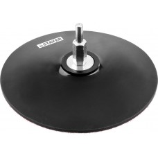 Тарелка опорная резиновая d 125 мм, на липучке для дрели STAYER 35740-125