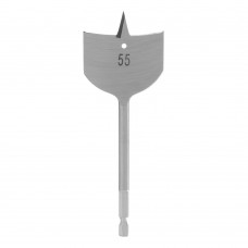 Сверло по дереву перовое, 55 мм, шестигранный хвостовик Matrix