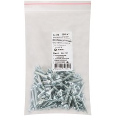 Винт с полуцилиндрич. головкой с полной резьбой оцинков. DIN 7985 4х25 100 шт Фасовка (27707-0)