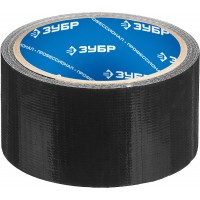 Лента армированная универсальная 48 мм, 10 м, чёрная, на тканевой основе ЗУБР Профессионал 12096-50-10