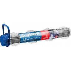 Электрод сварочный УОНИ 13/55 с основным покрытием D 4.0 x 350 мм, 1.2 кг в ПВХ тубе ЗУБР Профессионал 40021-4.0