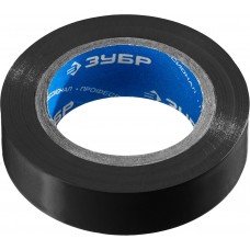 Изолента ПВХ ЭЛЕКТРИК-10 15 мм x 10 м, 6000 В, черная, не поддерживает горение ЗУБР Профессионал 1233-2_z02