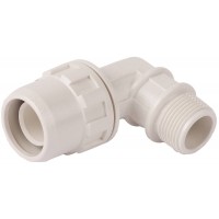 Муфта угловая ШиреФит штуцер с гайкой внешняя резьба 16 мм - 1/2