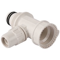 Коллектор сборный ШиреФит внутренняя резьба - штуцер с гайкой - штуцер с гайкой 20 - 16 - 20 мм ЗУБР 51516-20-16-20