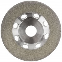Диск алмазный шлифовальный по с кафелю/керамограниту/стеклу, посад. диам. 22,2 мм, сплошной, 125 мм (39523)
