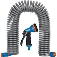 Поливочный набор, спиральный шланг 3/8