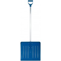 Лопата для уборки снега Профи поликарбонатная, алюминиевый черенок, средняя 460х420х1350 мм (68118)