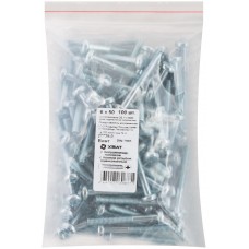 Винт с полуцилиндрич. головкой с полной резьбой оцинков. DIN 7985 6х50 100 шт Фасовка (27739-0)