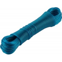 Бельевой шнур 20 м, стальная сердцевина, пластиковая оплётка ЗУБР 50140-20