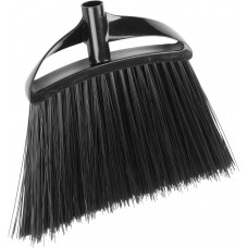 Щётка-метла уличная, пластиковая с колодкой 24см, резьбовой держатель для черенка d 22 мм, щетина 184мм, без черенка GRINDA 39256