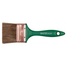 Кисть флейцевая, толщ. 11 мм, 70% ПЭT/30% натур. щетина, нерж.обжим, пласт.ручка, ширина 30 мм (30-0231AKZO)