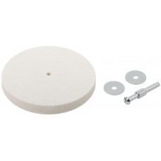 Круг полировальный фетровый со штифтом 115 мм (38703)