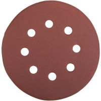 Круг шлифовальный универсальный MASTER 125 мм, 8 отверстий, Р320, 5 шт STAYER 35452-125-320