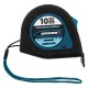 Рулетка Ergonomisch,10 м x 25 мм,магнитный обрезиненный зацеп Gross