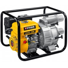 Мотопомпа бензиновая для грязной воды 1300 л/мин STEHER WPD-1300