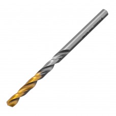Сверло спиральное по металлу 4,5 x 80 мм, Р6М5, Golden Tip Denzel (718231)