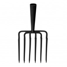 Вилы 6 - и рогие, копальные, 195х220 мм, кованые, без черенка, Арти, (63839)