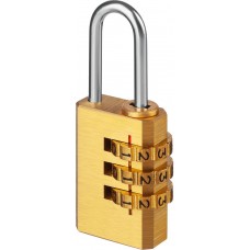 Навесной замок кодовый 29 х 21 х 10 мм, 3 диска, мини ЗУБР Профессионал 37118-1_z02