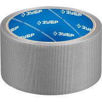 Лента клейкая ПВХ универсальная 50 мм, 10 м, серая Профессионал Рефил ЗУБР 12075-50-10