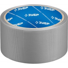 Лента клейкая ПВХ универсальная 50 мм, 10 м, серая Профессионал Рефил ЗУБР 12075-50-10