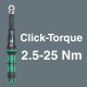 Набор торцевых головок с динамометрическим ключом Click-Torque A 5 Set Torque 1, 2.5-25 Нм, 16 пр. Bicycle WE-004180