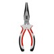 Длинногубцы прямые Premium, 180 мм, трехкомпонентные рукоятки Matrix (17186)
