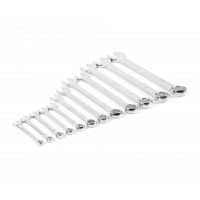 Набор ключей гаечных комбинированных 12 шт. (10-32) хромированных HORTZ