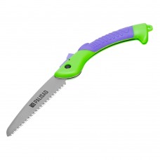 Пила садовая складная, 150 мм рабочая часть, пластиковая обрезиненная рукоятка, Palisad (604145)