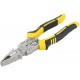 Плоскогубцы комбинированные многофункциональные, эксцентриковый шарнир, прорезинен. ручки, Профи 180 мм (51015)