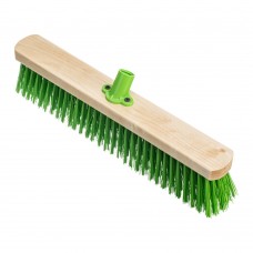 Щетка деревянная для пола, 400 мм, пятирядная, тулейка с резьбой под углом, без черенка Сибртех (84626)