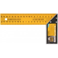 Угольник столярный, двусторонняя шкала 200 мм (19371М)