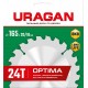 Диск пильный по дереву Optima URAGAN 165х20/16 мм 24Т 36801-165-20-24_z01  