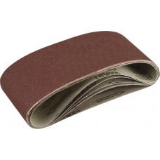 Лента шлифовальная 75х457 мм, P180, для ЛШМ, 5 шт, серия СТАНДАРТ ЗУБР 35341-180